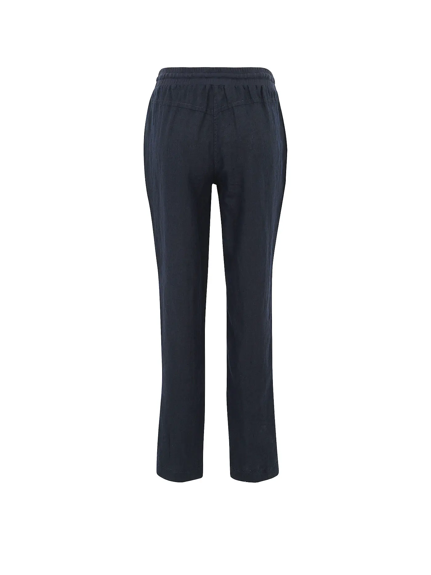 DORIS STREICH | Leinenhose Jogging Fit | dunkelblau